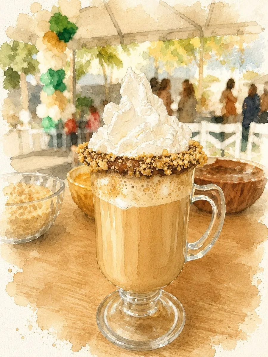 Cappuccino servido em evento