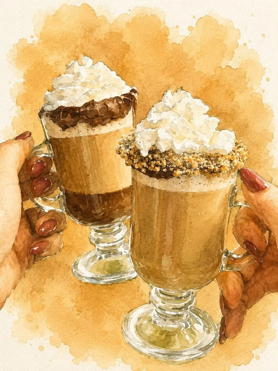 Bebida especial com chantilly